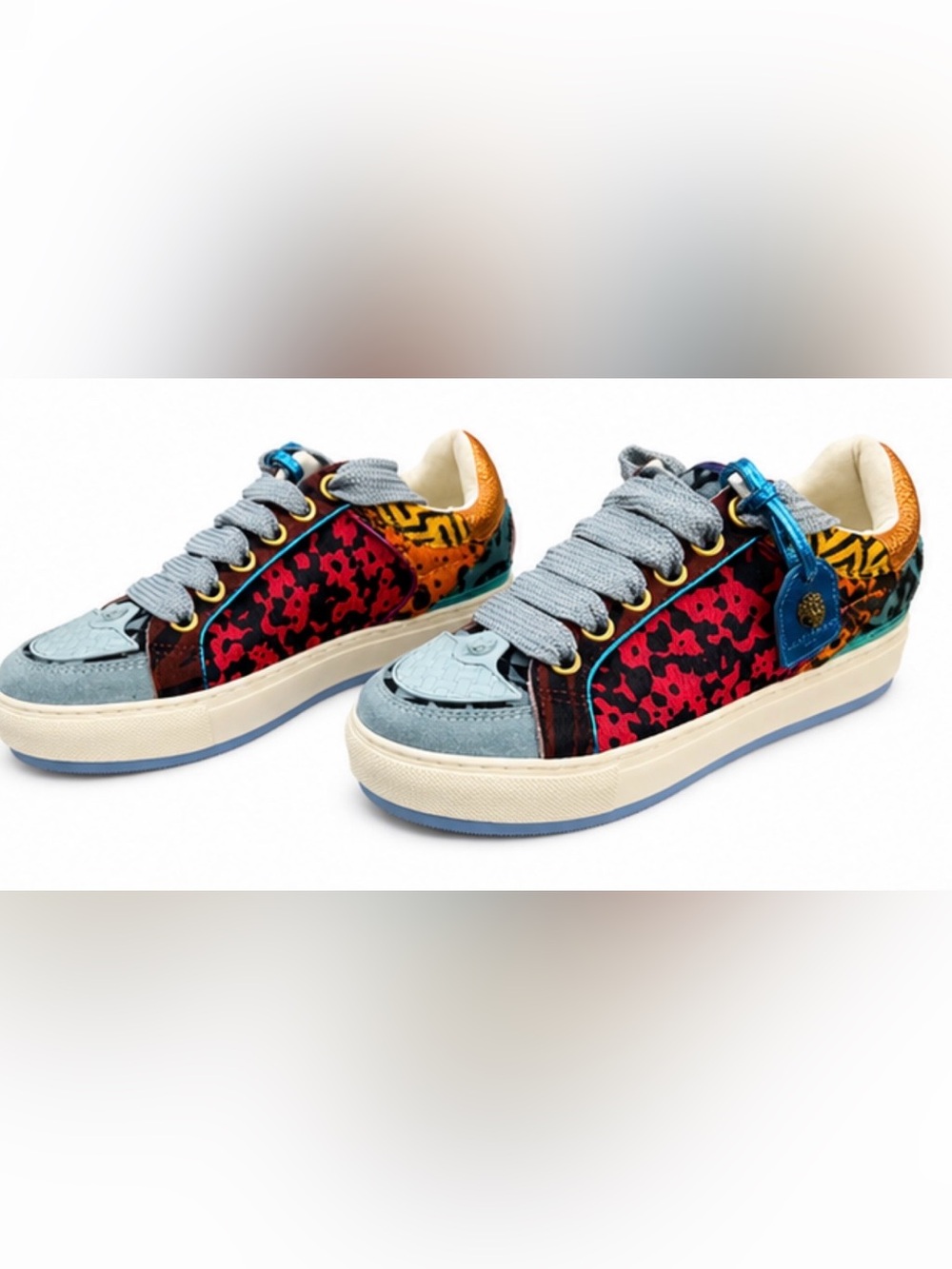 Kurt Geiger London Southbank Tag Platform Sneakers – Size 40.5 EU (9.5 US). NWOB